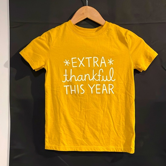 Cat & Jack Other - 3/$20 Cat & Jack extra thankful this year kids tshirt size small 6/7 EUC